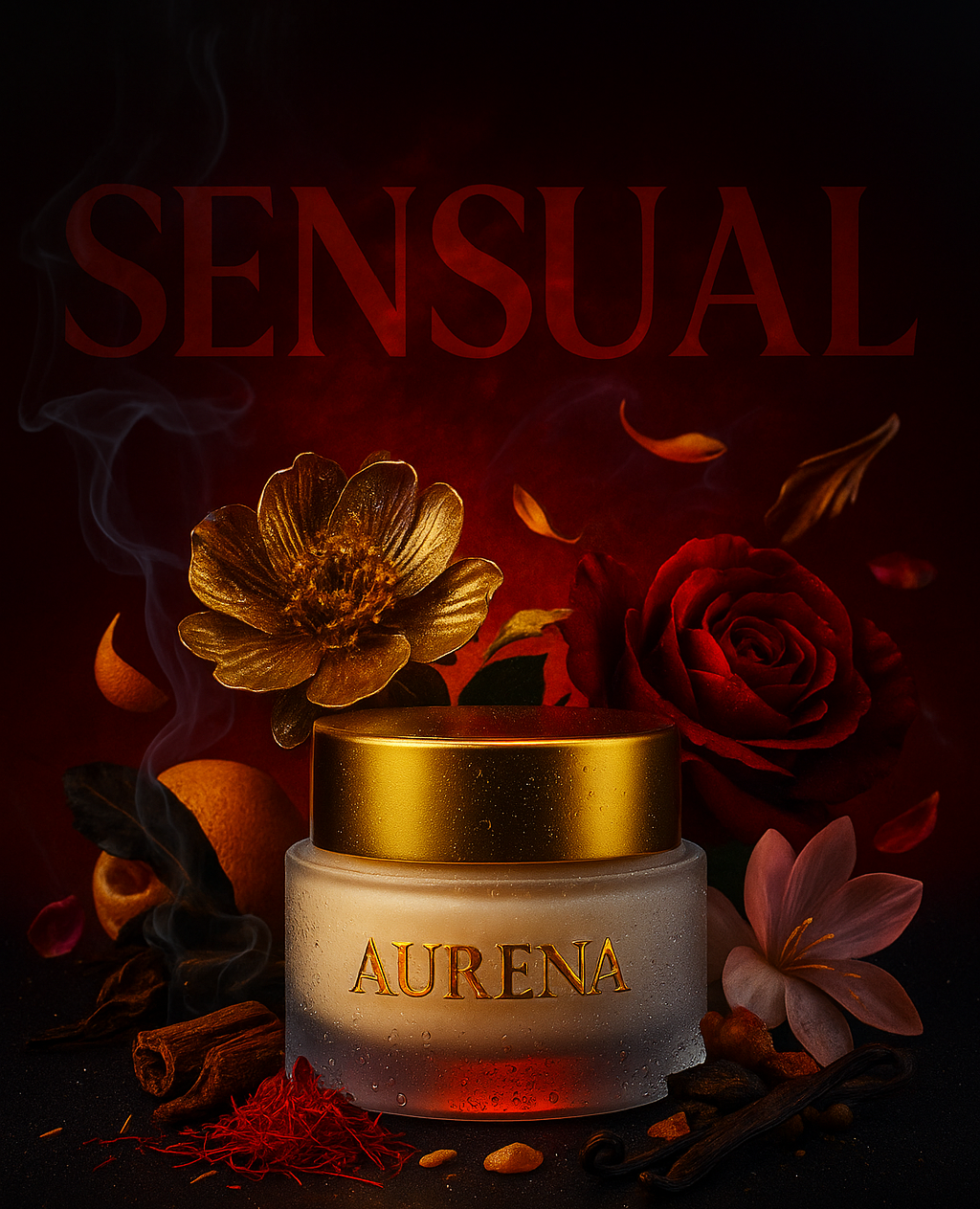 Aurena 25G Solid (Wax) Perfume | Non Alcholic | Female Sensual