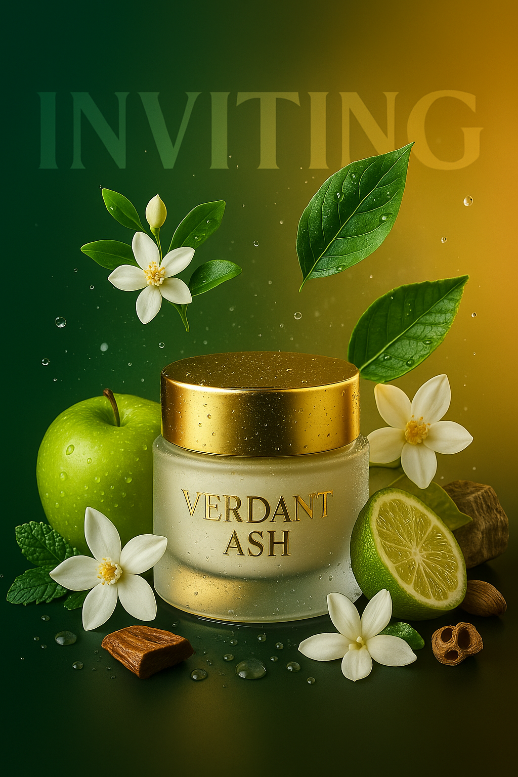 Verdant Ash 25G Solid (Wax) Perfume | Non Alcholic | Men | Women | Unisex